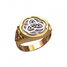 Перстень Кельтский Трикветр