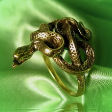 Кольцо Змеиный клубок